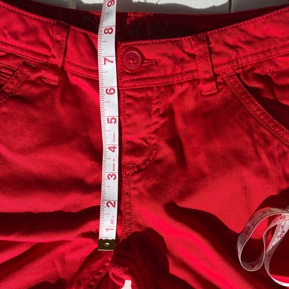 Justice Bermuda chino shorts Red 10R - Picture 8 of 12